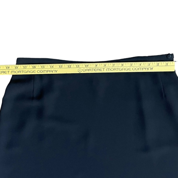 JS Collections Maxi Skirt Women 16 Black Formal Layered Chiffon Double Side Slit - Picture 6 of 16